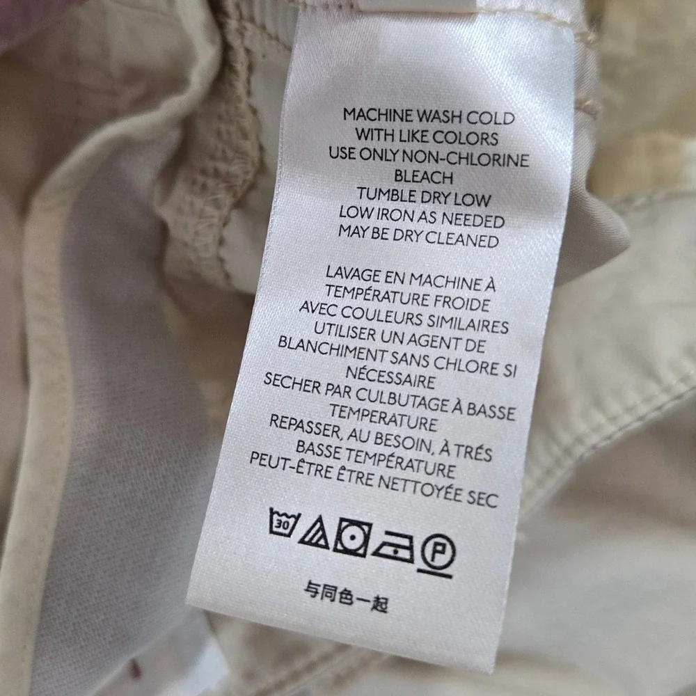 Anthropologie Women's Beige Cargo Pants Size 29 - 28